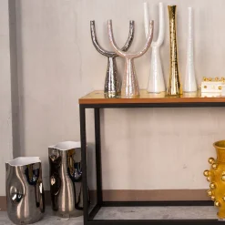 Oro Ceramic Candlestick