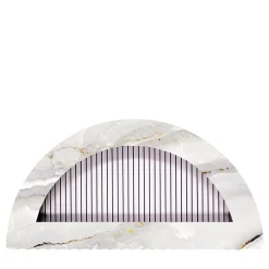 ORU Collection Luxury Calacatta Marble Half Circle Wall Decor