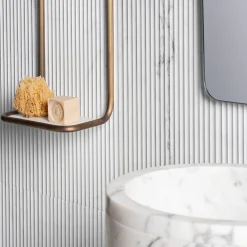 Oscar Brass & Marble Shelf