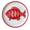 Osteria Set of 6 Red Dinner Plates 28cm