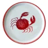 Osteria Set of 6 Red Dinner Plates 28cm