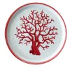 Osteria Set of 6 Red Dinner Plates 28cm