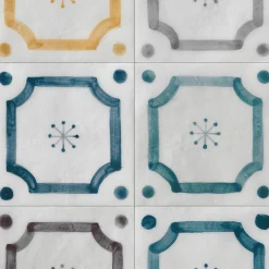 Ot Budoni Plum Set of 24 Square Tiles