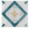 Ot Isuledda Menta Blue Set of 24 Square Tiles