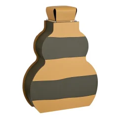 Otto Blue Olive/Mustard Vase by Gianpaolo Venier