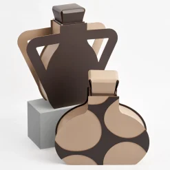 Otto Monochrome Chocolate Vase by Gianpaolo Venier