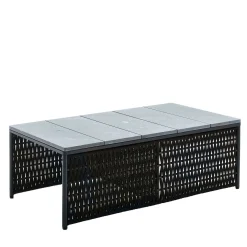 Outdoor Rectangular Cocktail Table With STONE top