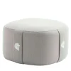 Outdoor Round fabric Ottoman