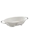 Oval Baking Dish with Silver Holder by Itamar Harari