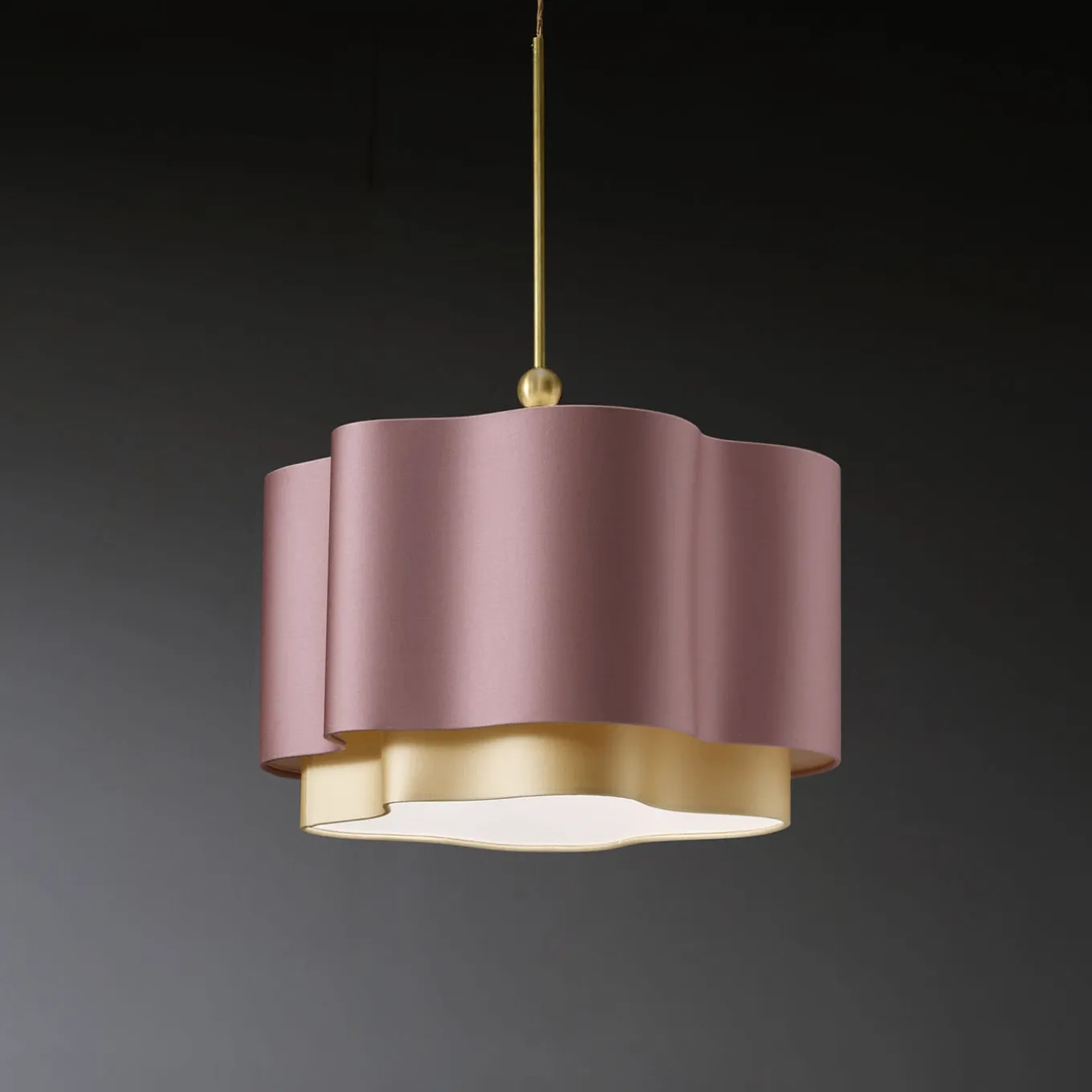 Oxalis Pale Rose Pendant Lamp by Marta Laudani