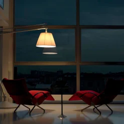 P40 Red and Black Lounge Armchair by Osvaldo Borsani