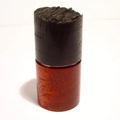 Padauk and Bog Oak Spice Holder