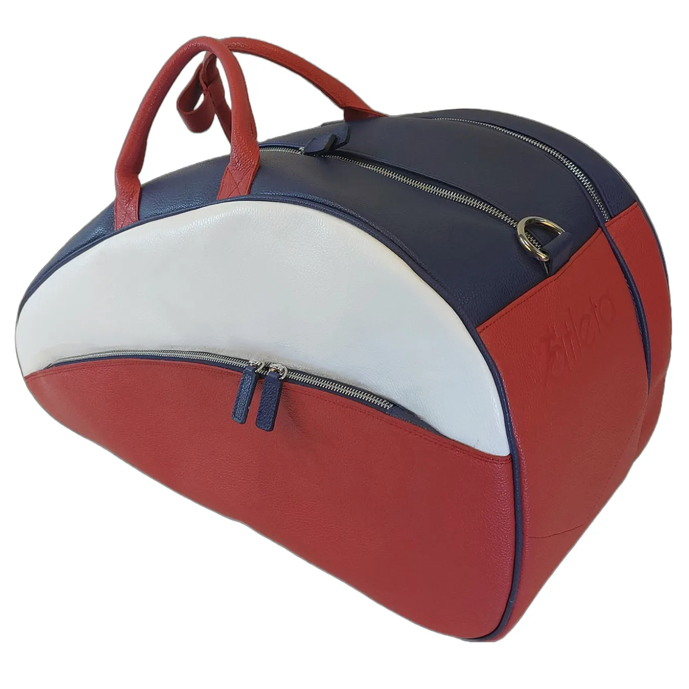 Padel & Pickleball Red White and Blue Leather Bag