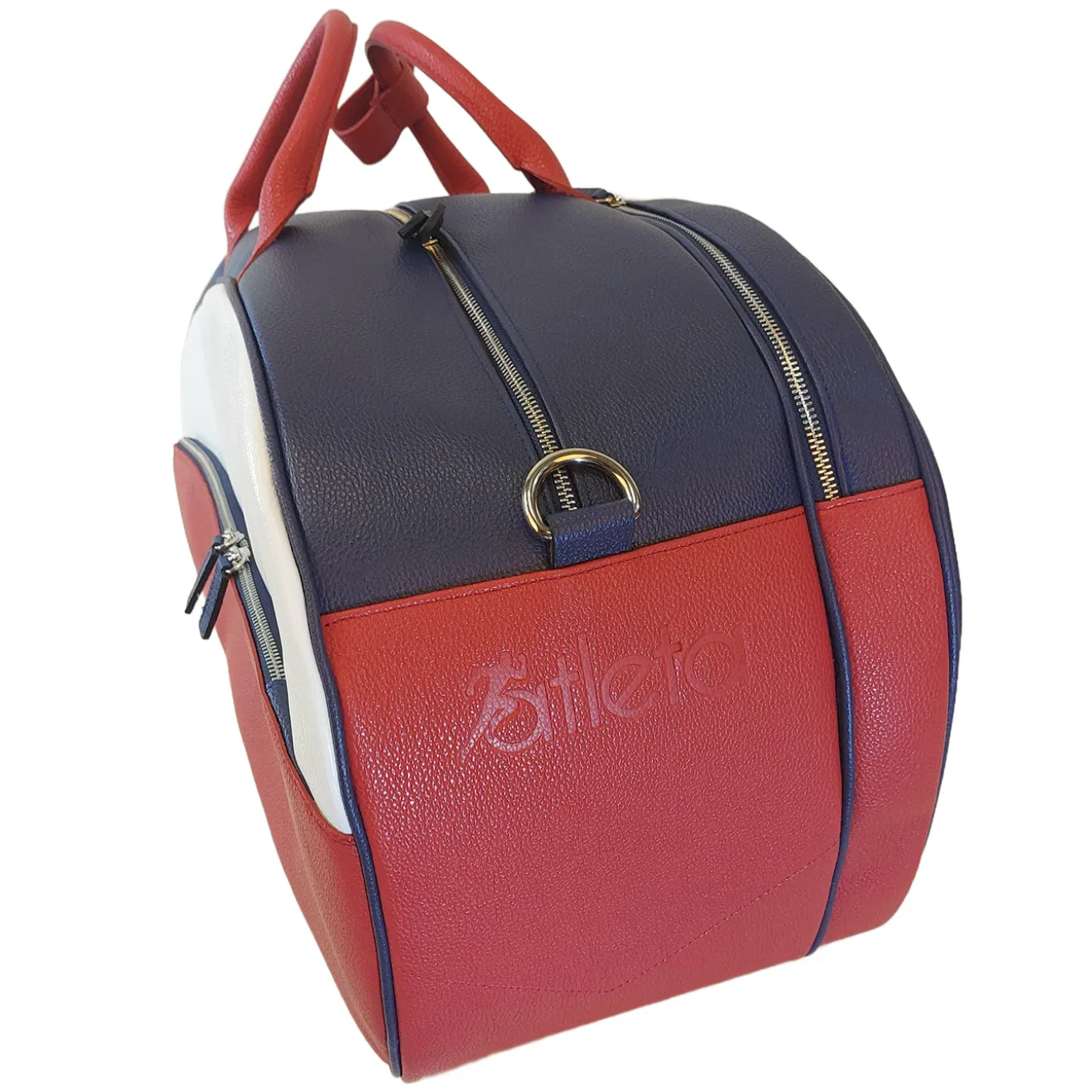Padel & Pickleball Red White and Blue Leather Bag