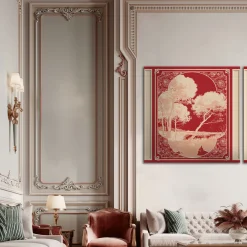 Paesaggio 1 Renaissance Gold Wall Art