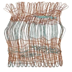 Paesaggio Alchemico l'Alba Copper Sculpture