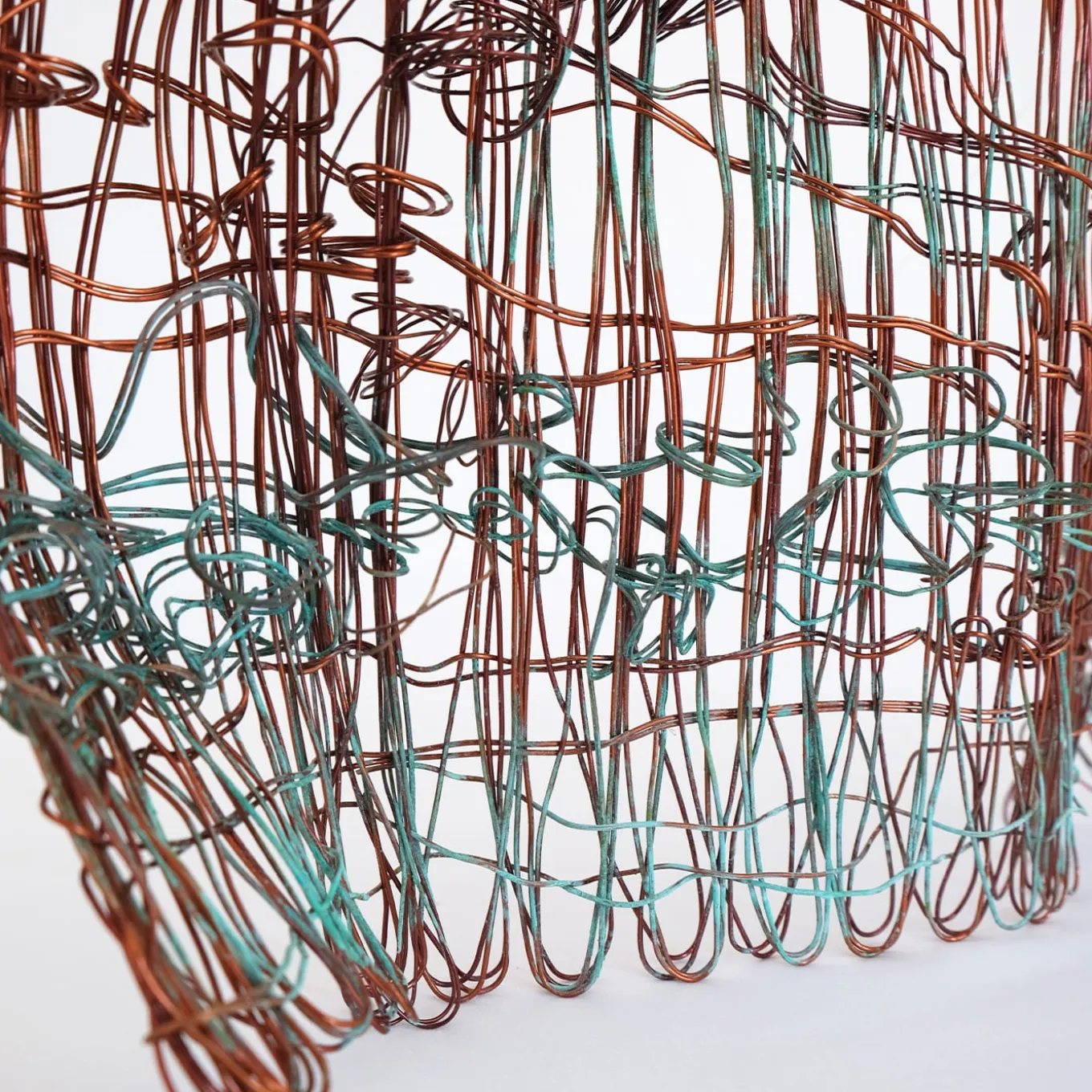 Paesaggio Alchemico Tramonto Copper Sculpture