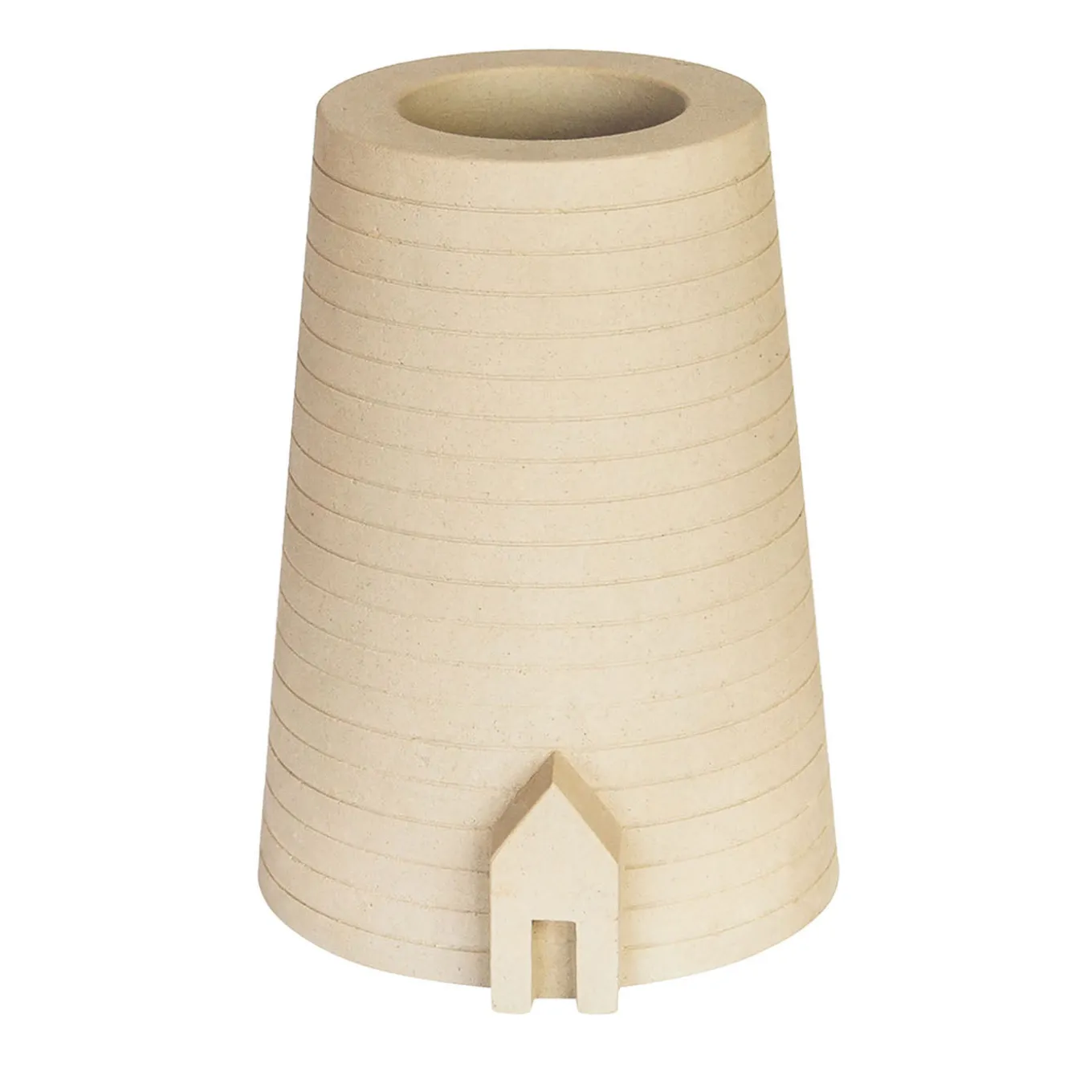 Pagliara Stone Vase by Ugo La Pietra