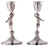 Pair of Pitti Sterling Silver Candlesticks
