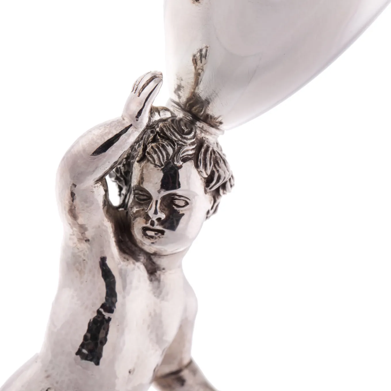 Pair of Pitti Sterling Silver Candlesticks