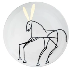 Paladino Plate #4 by Mimmo Paladino