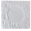 Palermo White Carrara Marble Q Plate