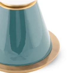 Palm Small Turquoise Table Lamp