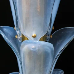 Palma Light Blue Floor Lamp