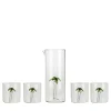 Palma Set of 4 Glasses and Pitcher