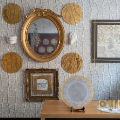 Palme Gold Decorative Plate