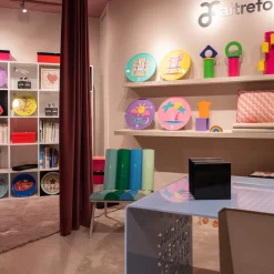 Palms Limited Edition Round Pink Metal Tray