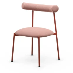 Pampa S Pink & Brick-Red Chair by Studio Pastina