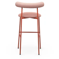 Pampa SG-80 Light-Pink & Brick-Red Stool by Studio Pastina