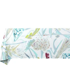 Panarea Patterned Polychrome White Tablecloth