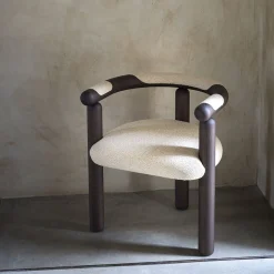 Panda Wood & Fabric Chair