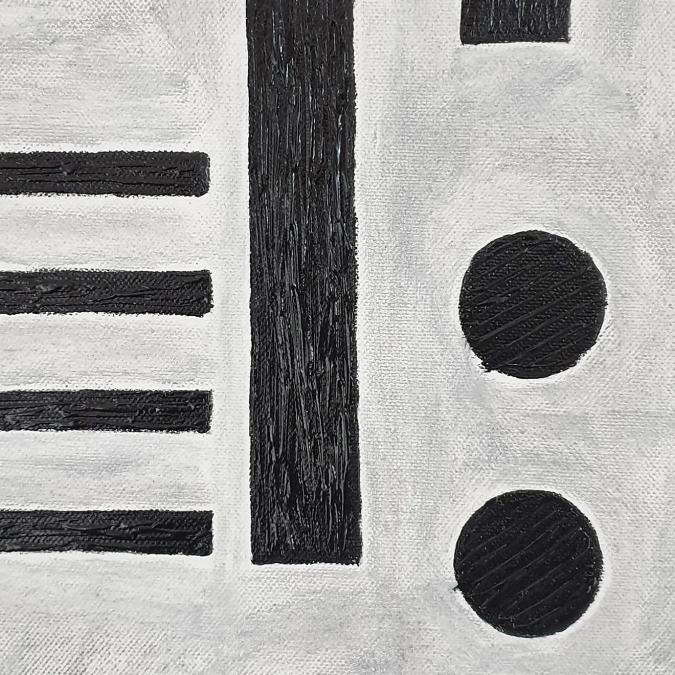 Panel N. 6 Head with Rectangles