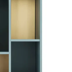 Pangea Light-Blue & Brass Wall Unit