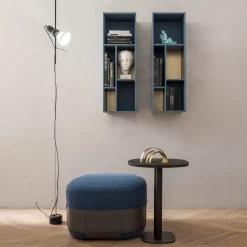 Pangea Light-Blue & Brass Wall Unit