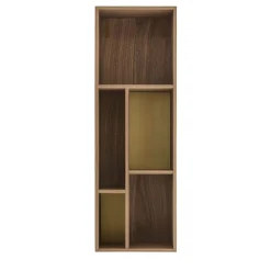 Pangea Walnut & Brass Wall Unit