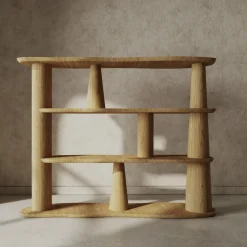 Pantelleria Oak Bookcase