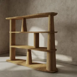 Pantelleria Oak Bookcase