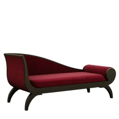 Paolina Red Dormeuse by Centro Ricerche Maam