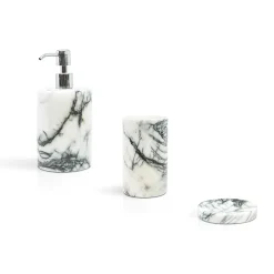 Paonazzo Marble Bathroom Set