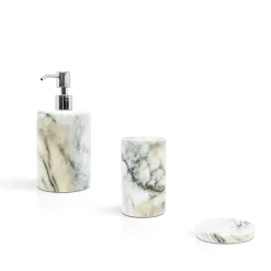 Paonazzo Marble Bathroom Set