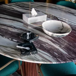 Paonazzo Marble Fruit Bowl