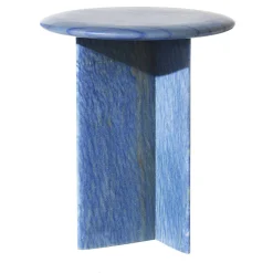 Papiro Blue Side Table by Patricia Urquiola