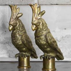 Pappagallo Parrot-Shaped Brass Sculpture