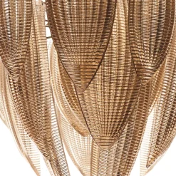 Paradise Glass Bronze Chandelier