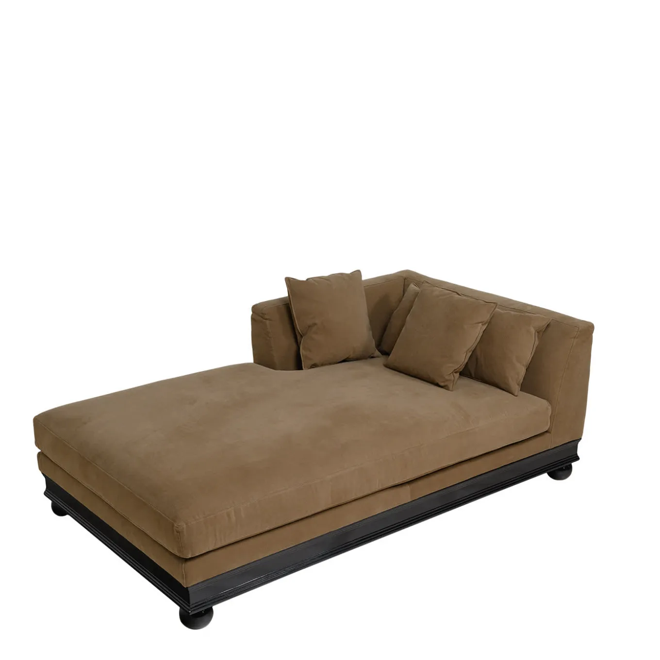 Paris Extra Brown Chaise Longue