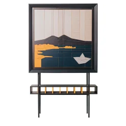 Parthenope Polychrome Wooden Cabinet